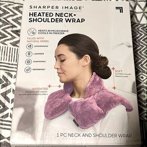 Sharper Image Heated Neck and Shoulder Wrap